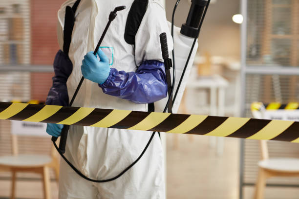 Professional Biohazard technician working in Louisville, IL
